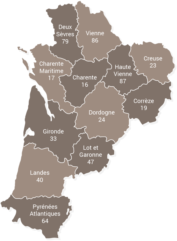 Démolition béton, sciage béton, carottage béton, découpe béton, démolition au brokk en Nouvelle Aquitaine - Aquitaine, Limousin et Poitou-Charentes